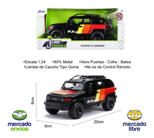 Toyota Fj Cruiser Just Truck Escala 1:24 Jada