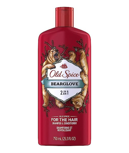 Old Spice Bearglove 2in1 Shampoo And Conditioner, 25.3 Fl Oz