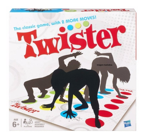 Jogo Twister - Novos Movimentos  98831 Hasbro Pronta Entrega