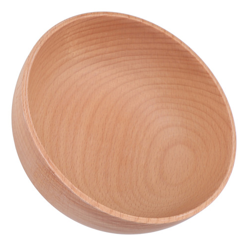 Cuenco Redondo De Madera De Haya Para Uso Doméstico Para Ser
