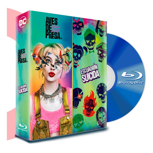 Blu Ray Pack Harley Quinn - Aves De Presa + Suicide Squad