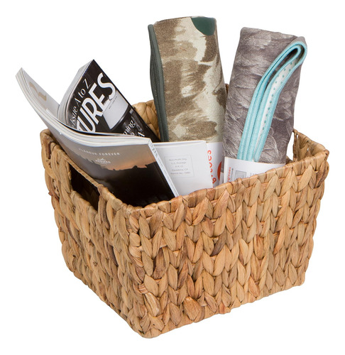 Cesta De Almacenamiento Rectangular 29x25x20 Cm Con Asas