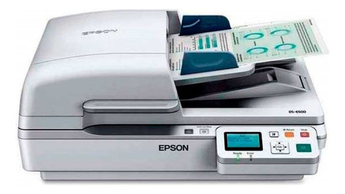Escáner Epson Workforce Ds 6500 Cama Plana Color Blanco