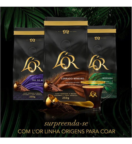 Café Gourmet Lor Cerrado Mineiro Moído Kit 3 Pacotes 250g