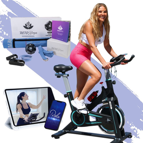 Bicicleta Spinning Reto21 Con Clases De Spinning Fitness