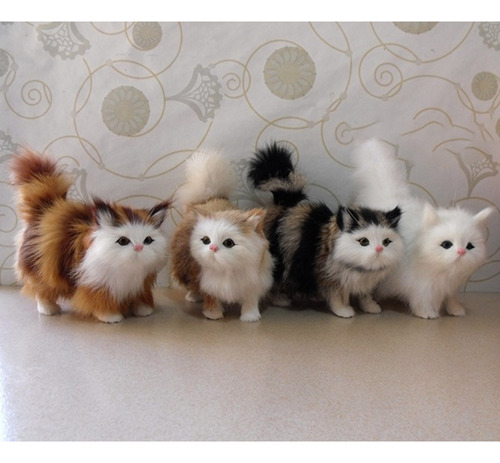 Peluche Con Forma De Gato De Peluche Fluffy