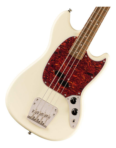 Squier Classic Vibe 60s Mustang Bass Blanco Olímpico Diapasó