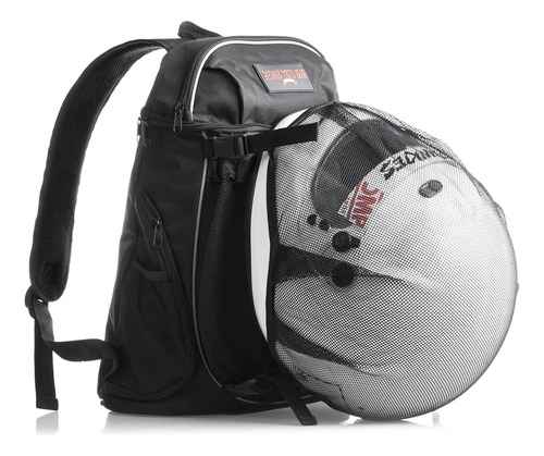 Badass Moto Mochila Para Casco De Motocicleta. Mochila Compa