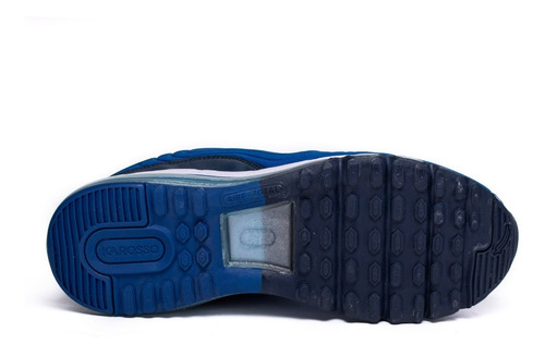 Imagen 6 de 7 de Tenis Deportivo Karosso Grabado Suela De Aire Azul Rey 7537