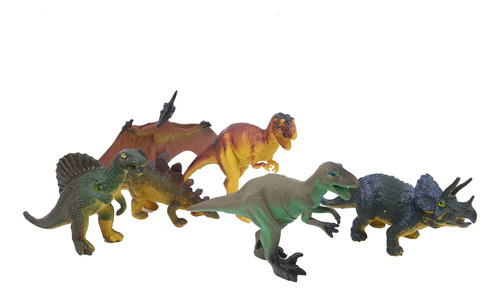 Modelo De Dinosaurio, 6 Piezas, Juguete Estimulado, Animales