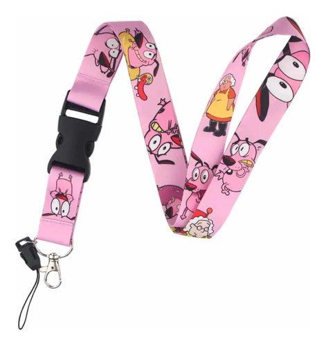 Lanyard Coraje El Perro Cobarde Nuevo