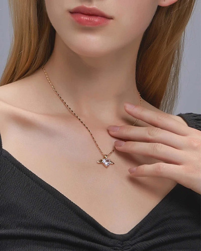 Collar Corazón Con Alas Acero Inoxidable Joya Colgante