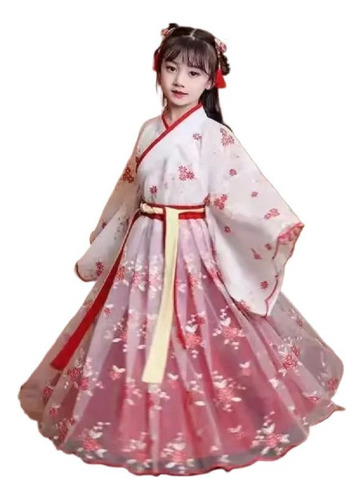 Vestido Hanfu Para Niñas Japonesas Y Coreanas, Lindo, Para N