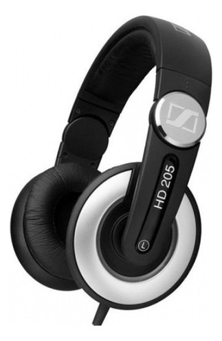 Auriculares Sennheiser HD 205 HD-205 negro y plateado