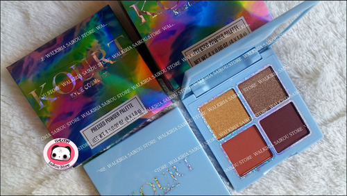 Paleta Kourt X Kylie Modelo Azul 4 Tonos Mixtos