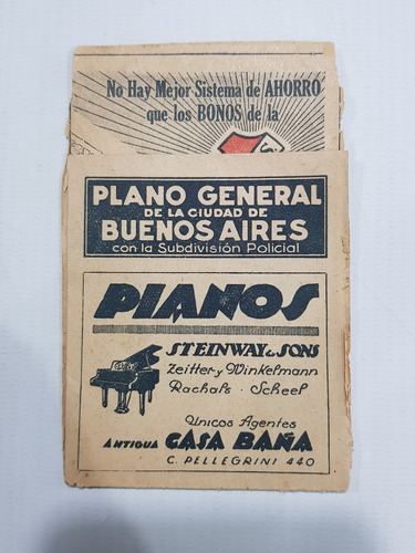 Antiguo Plano Bs As Cía Buenos As Building Society Mag 58812