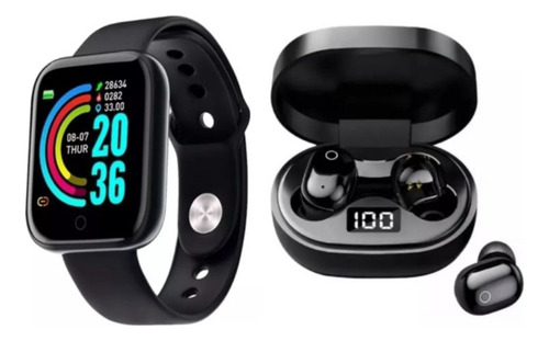 Relógio Inteligente Smartwatch Digital D20 Com Fone S/fio