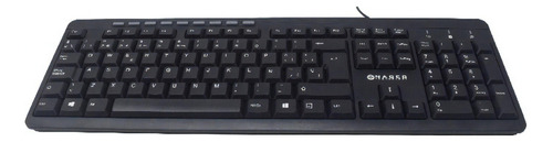 Teclado Multimedia Alambrico NA-0109 USB Español Ergonomico Naceb QWERTY