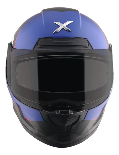 Casco Moto Integral Axor Saber Shadow Doble Certificación