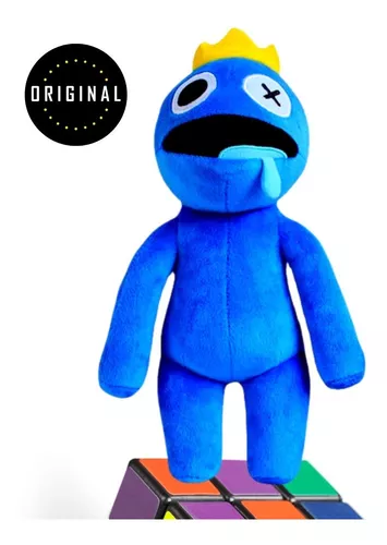 Boneco Blue Rainbow Friends ul Babão Pelúcia Jogo Roblox - Bonecos