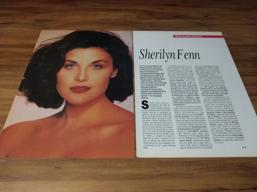 (e096) Sherilyn Fenn * Clippings Revista 2 Pgs