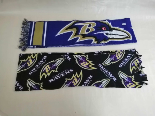 Bufanda Baltimore Ravens Nfl Cuervos De Baltimore Pre X Pza