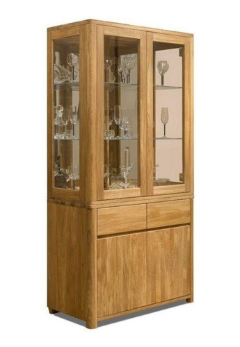 Imagen 2 de 3 de Mueble Vajillero 100% Madera Maciza Roble Ref: Maciza205