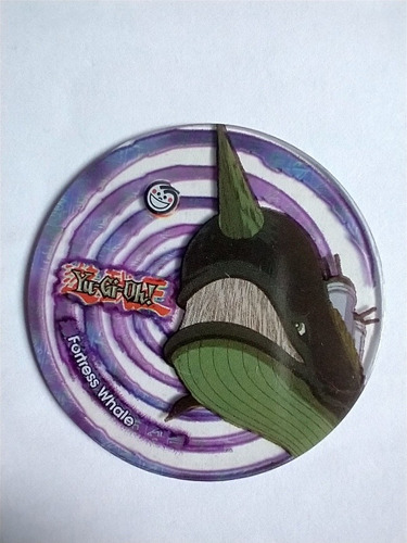 Tazos Crystal Yu-gi-oh Fortress Whale #73 1996