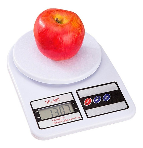 Imagen 4 de 9 de Balanza Cocina Digital Tara Desde 1 Gr A 10kg Con Pilas