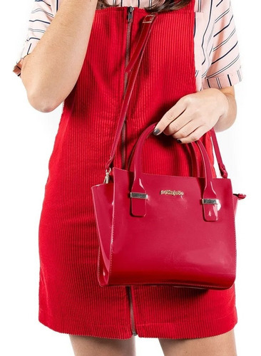 Imagem 4 de 4 de Bolsa Petite Jolie Love Pj2121 Quadrada Tamanho Médio