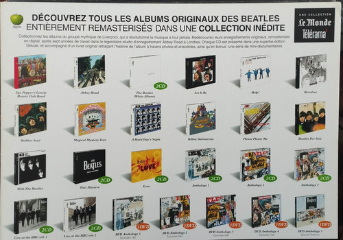 Cd / Dvd - The Beatles Remasters Cd / Dvd - Edição Le Monde Remasterizado