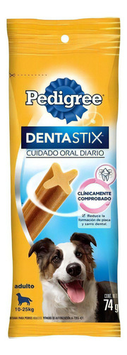 12 Dentastix 74g Pedigree Perro Raza Grande Y Mediana