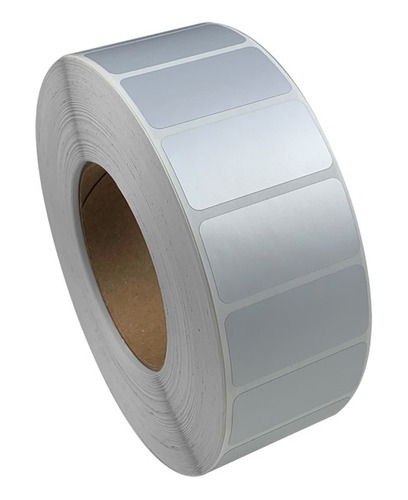 Rollo 2000 Etiquetas Térmicas Seguridad Void Plata 50x30mm