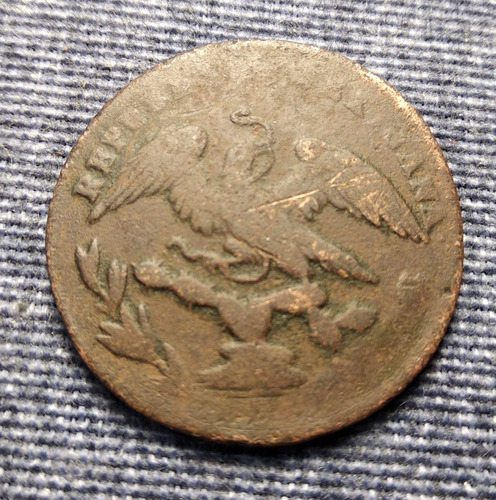 Moneda 1/4 Un Cuarto De Real 1832, Fecha Clave. En Cobre. (Usado)