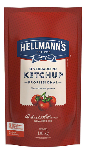 Ketchup Uso Profissional Hellmann's Sachê 1,01kg