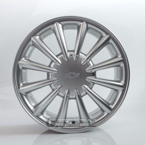 Jogo De Rodas Aro 17 Omega Cd Powertech 5x110 Cor Prata Especial