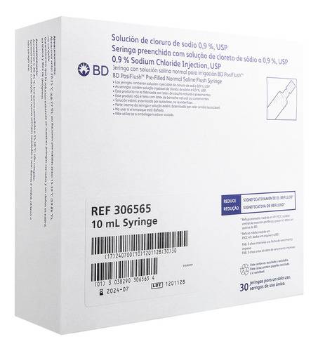 Bd Posiflush Sp Jeringa Prellenada De Sol. Salina 0.9% -10ml