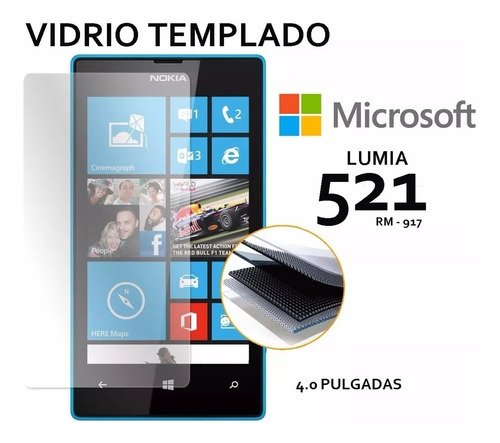 Vidrio Templado De Alta Calidad Para Nokia Lumia 521