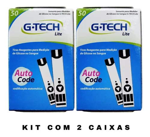 Kit Com 01 Cx. Fita Para Medir Glicose e 01 Medidor Glicose