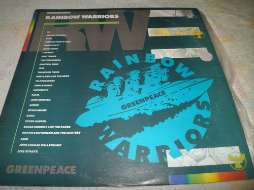 Doble Disco Vinyl En Vivo Greenpeace Rainbow Warriors (1989)