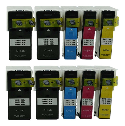   For Lexmark 100xl Ink Cartridge 100 105 108 Xl 105xl ...