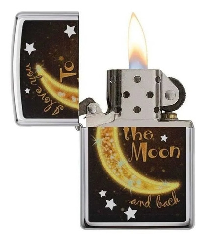 Encendedor Zippo Te Amo Hasta La Luna Y De Regreso Mz29059