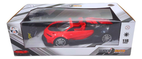 Carrinho De Controle Remoto Esportivo Com Luzes E Design Red
