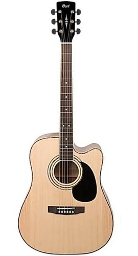 Violão Cort Ad880cedx Elétrico Ns/b Natural Satin C/capa