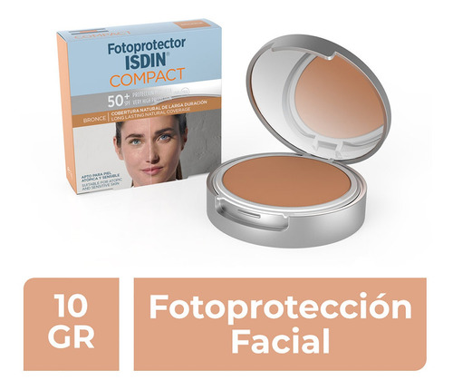 Isdin Fotoprotector Compact Color Bronce Fps50+ 10g