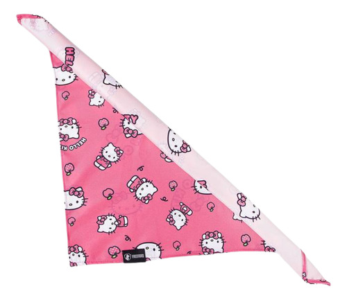 Bandana Hello Kitty Para Cães E Gatos Freefaro G