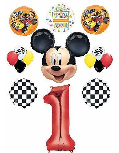 Suministros De Fiesta De Primer Cumpleaños De Mickey Mouse Y