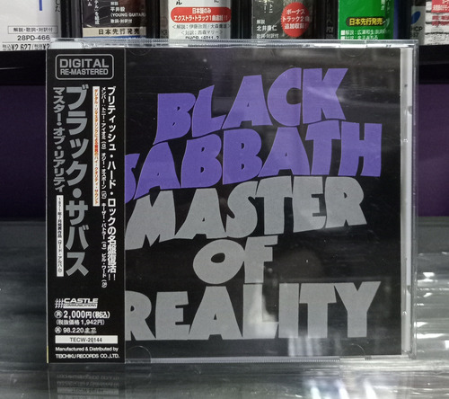 Black Sabbath- Master Of Reality. Cd Japan C/obi.
