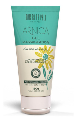 Gel Massageador Arnica Alivia Cansaço Dores Musculares 150g