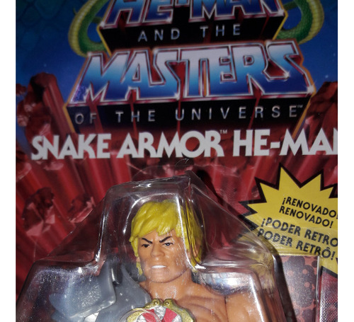 Masters Of The Universe Snake Armor He-man Mattel Unpunched (Usado)